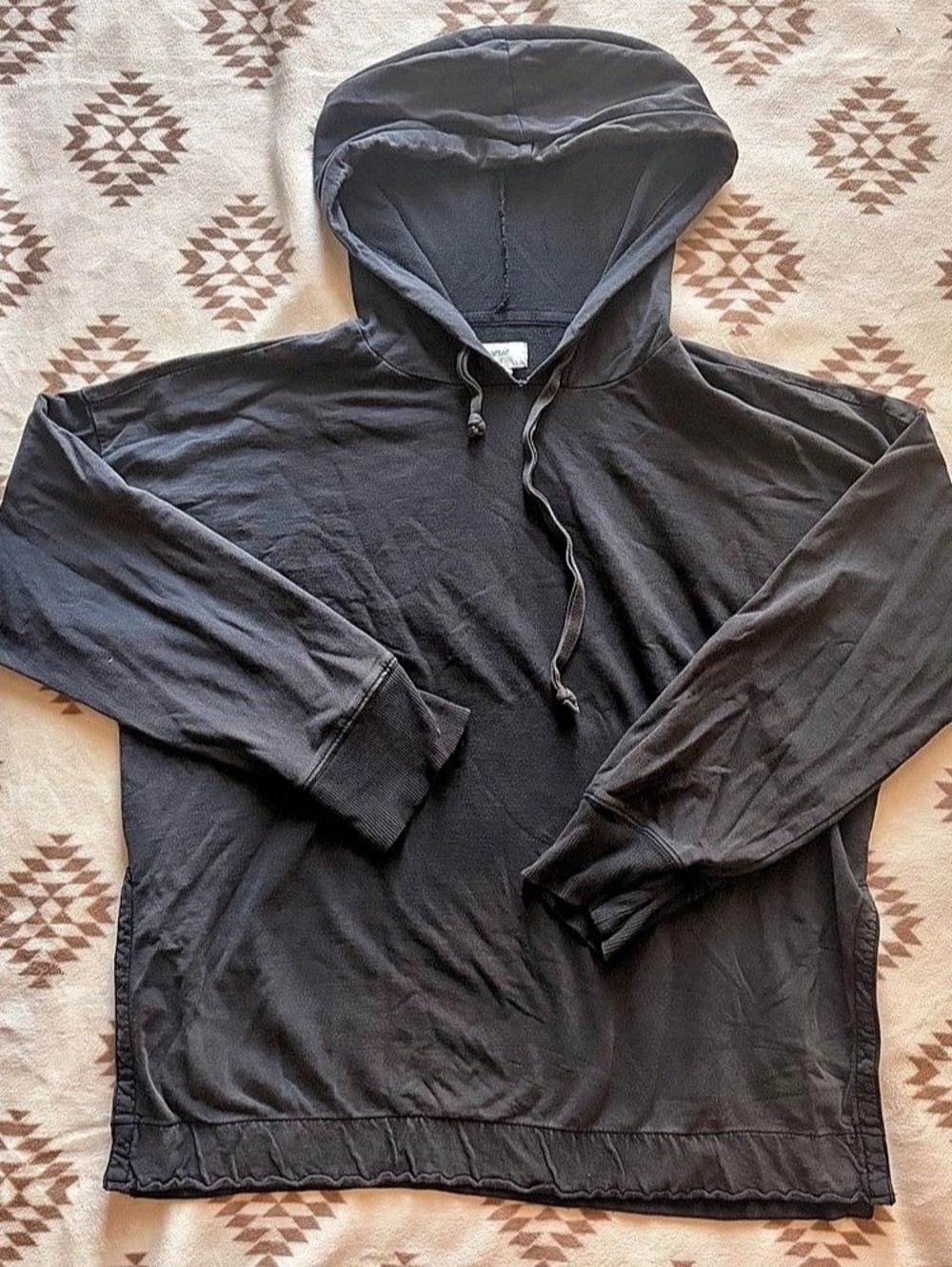 aerie sunwashed desert hoodie 100% cotton size L